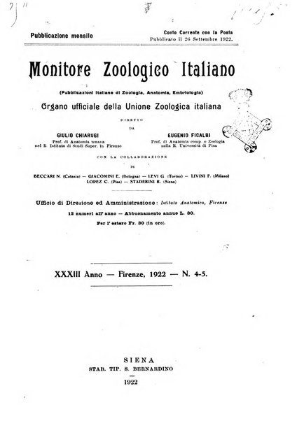 Monitore zoologico italiano