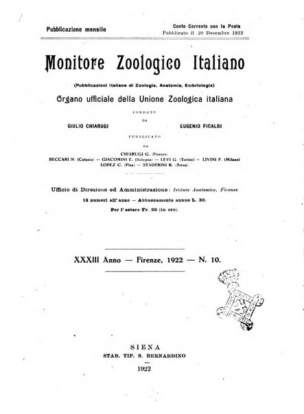 Monitore zoologico italiano