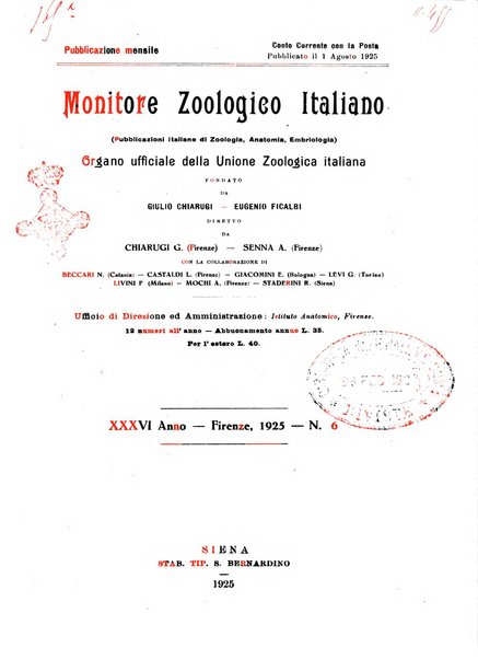 Monitore zoologico italiano