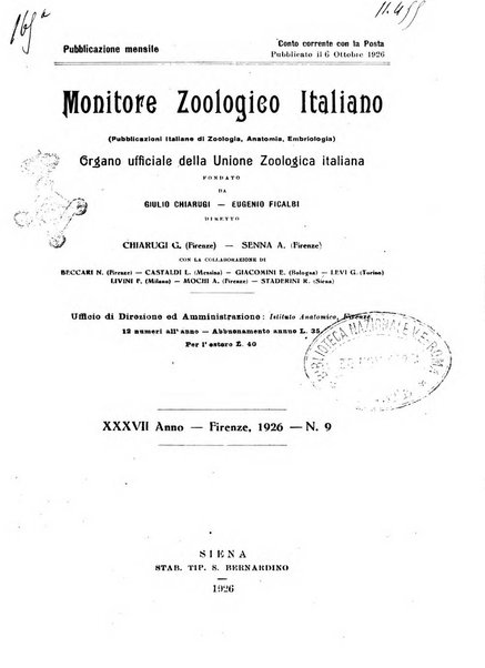 Monitore zoologico italiano