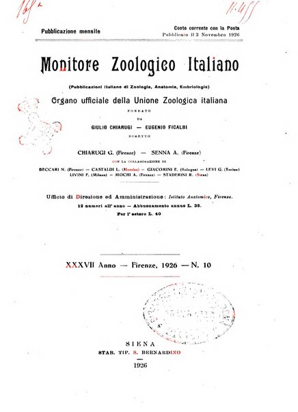 Monitore zoologico italiano