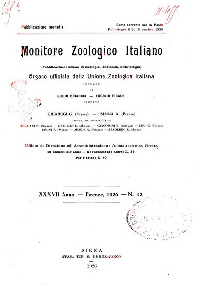 Monitore zoologico italiano