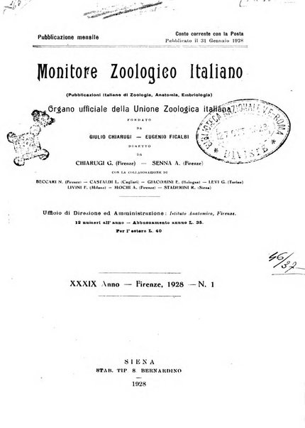 Monitore zoologico italiano