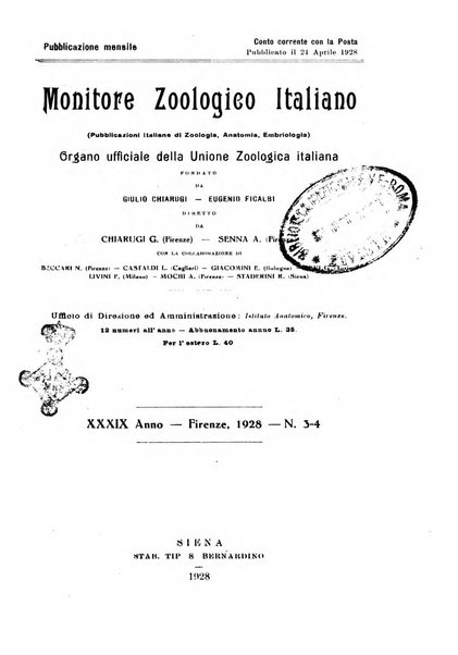 Monitore zoologico italiano