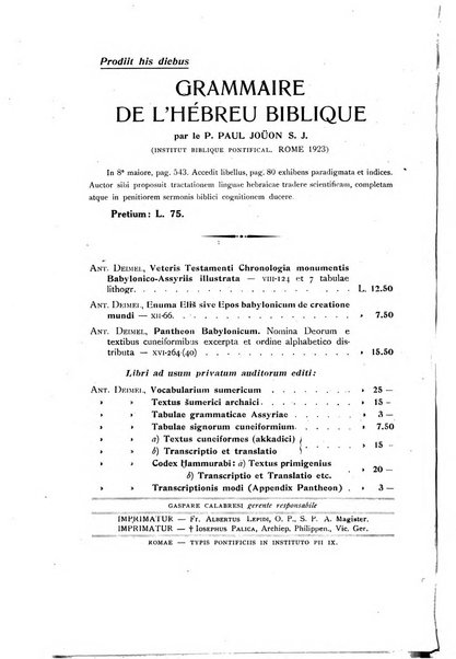 Orientalia commentarii de rebus assyro-babylonicis, arabicis, aegyptiacis