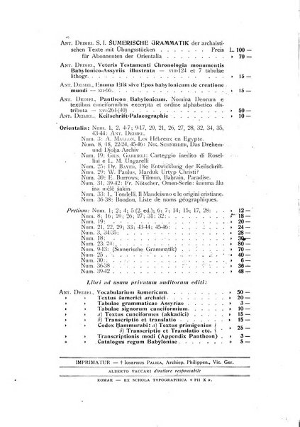 Orientalia commentarii de rebus assyro-babylonicis, arabicis, aegyptiacis