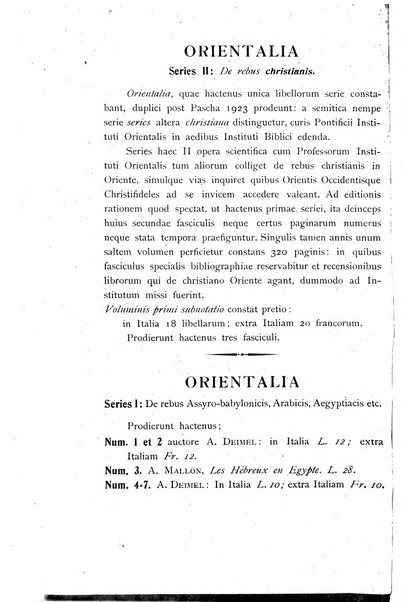 Orientalia commentarii de rebus assyro-babylonicis, arabicis, aegyptiacis