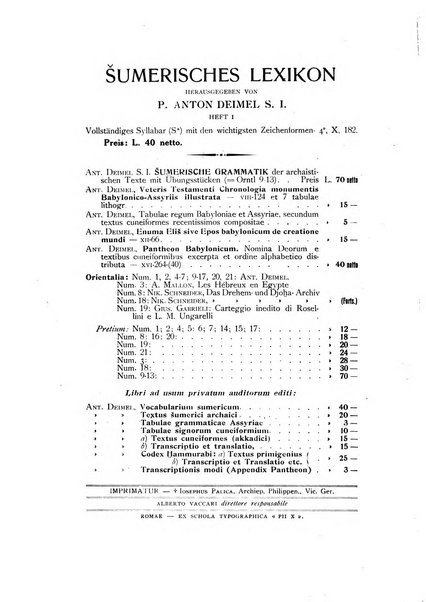 Orientalia commentarii de rebus assyro-babylonicis, arabicis, aegyptiacis