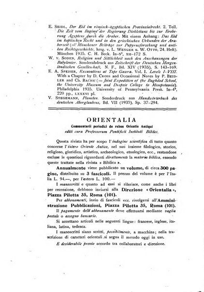 Orientalia commentarii de rebus assyro-babylonicis, arabicis, aegyptiacis