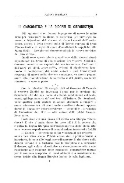 Pagine istriane periodico scientifico letterario-artistico