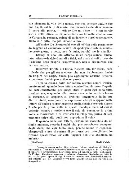 Pagine istriane periodico scientifico letterario-artistico