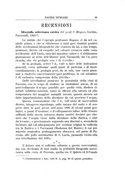 Pagine istriane periodico scientifico letterario-artistico