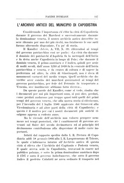 Pagine istriane periodico scientifico letterario-artistico