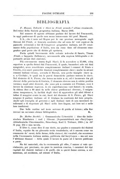 Pagine istriane periodico scientifico letterario-artistico