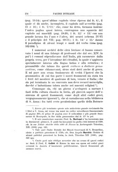 Pagine istriane periodico scientifico letterario-artistico