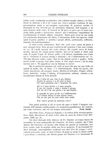 Pagine istriane periodico scientifico letterario-artistico