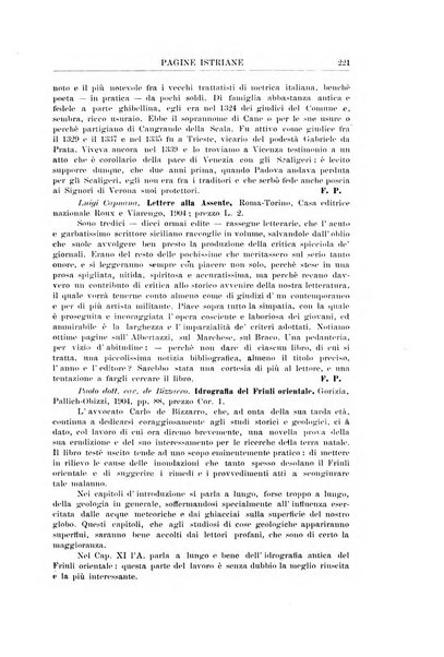 Pagine istriane periodico scientifico letterario-artistico