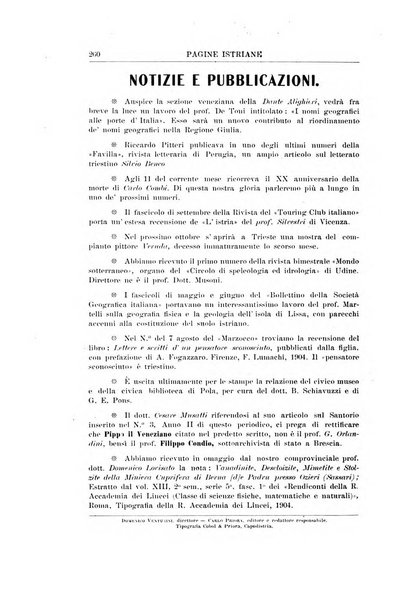 Pagine istriane periodico scientifico letterario-artistico