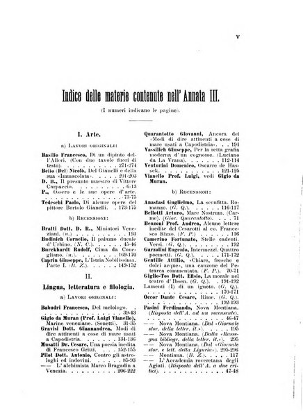 Pagine istriane periodico scientifico letterario-artistico