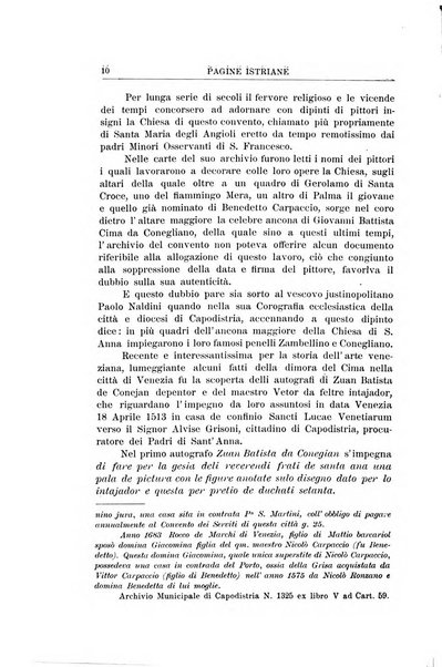 Pagine istriane periodico scientifico letterario-artistico