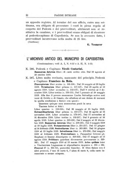 Pagine istriane periodico scientifico letterario-artistico