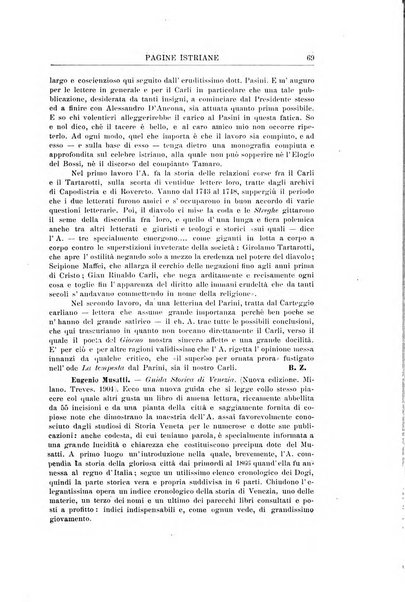 Pagine istriane periodico scientifico letterario-artistico