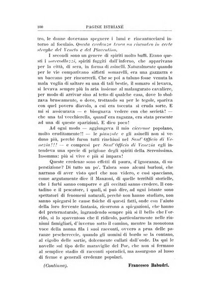 Pagine istriane periodico scientifico letterario-artistico