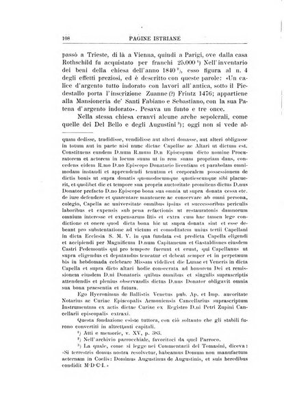 Pagine istriane periodico scientifico letterario-artistico