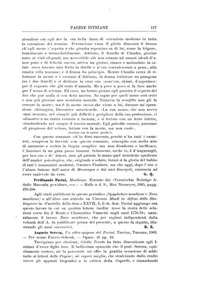 Pagine istriane periodico scientifico letterario-artistico