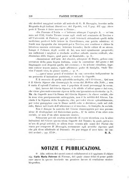 Pagine istriane periodico scientifico letterario-artistico