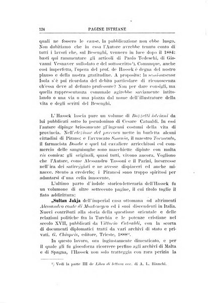 Pagine istriane periodico scientifico letterario-artistico