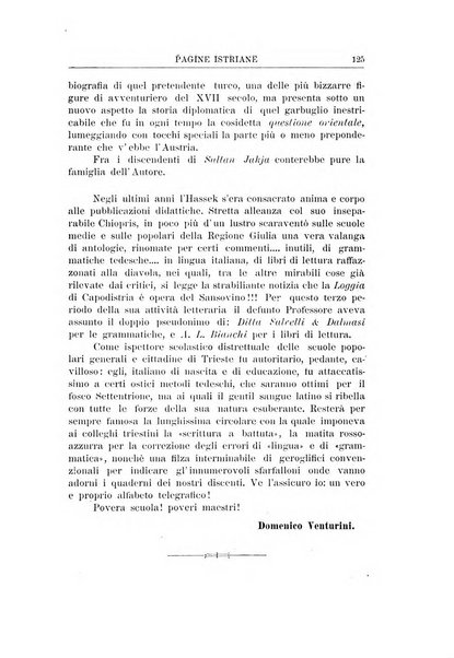 Pagine istriane periodico scientifico letterario-artistico