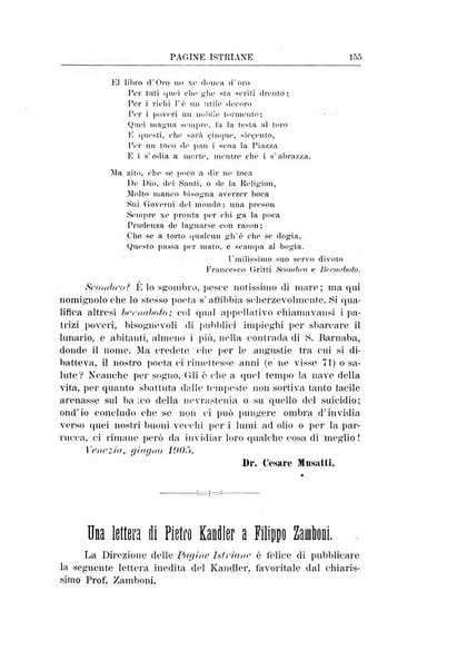 Pagine istriane periodico scientifico letterario-artistico