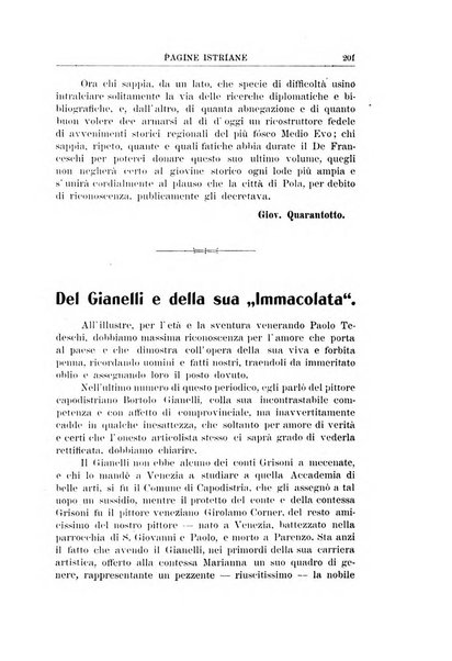 Pagine istriane periodico scientifico letterario-artistico