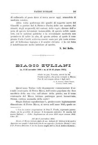 Pagine istriane periodico scientifico letterario-artistico