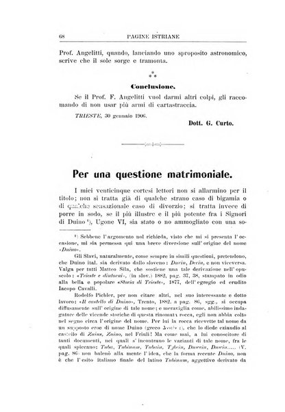 Pagine istriane periodico scientifico letterario-artistico