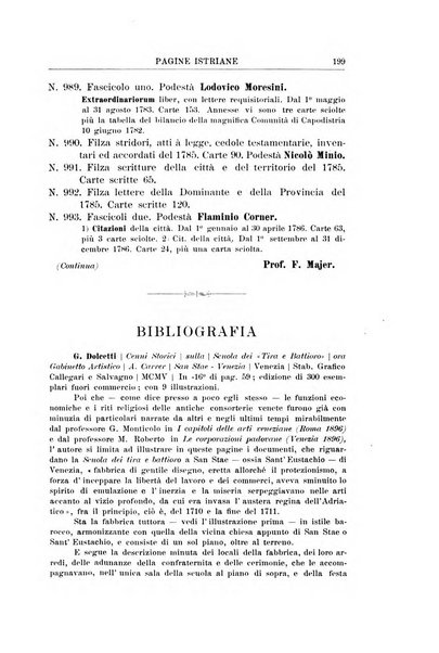 Pagine istriane periodico scientifico letterario-artistico