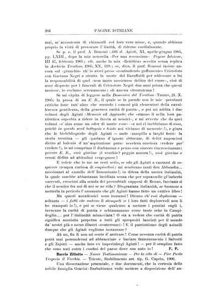 Pagine istriane periodico scientifico letterario-artistico