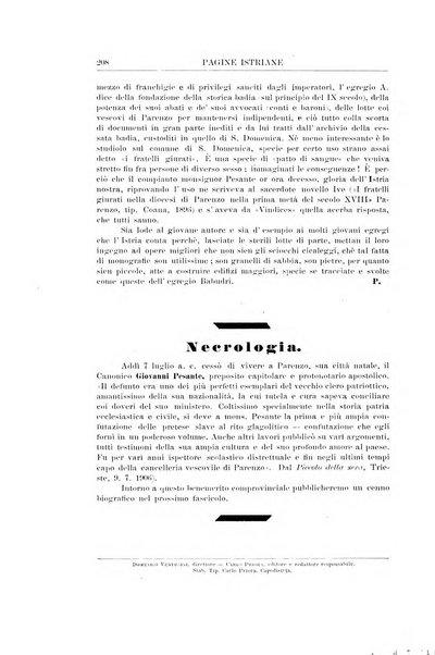 Pagine istriane periodico scientifico letterario-artistico