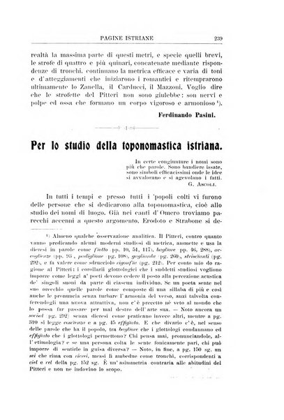 Pagine istriane periodico scientifico letterario-artistico