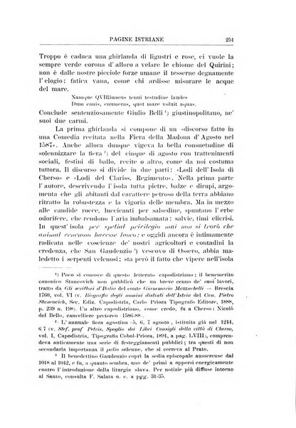 Pagine istriane periodico scientifico letterario-artistico