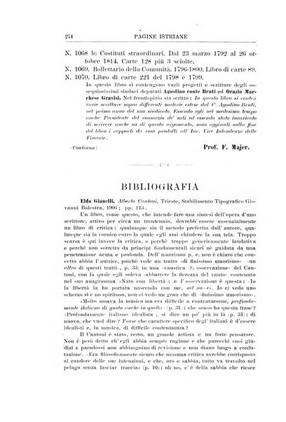 Pagine istriane periodico scientifico letterario-artistico