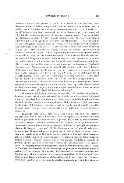 Pagine istriane periodico scientifico letterario-artistico