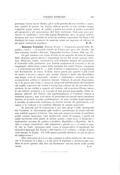 Pagine istriane periodico scientifico letterario-artistico