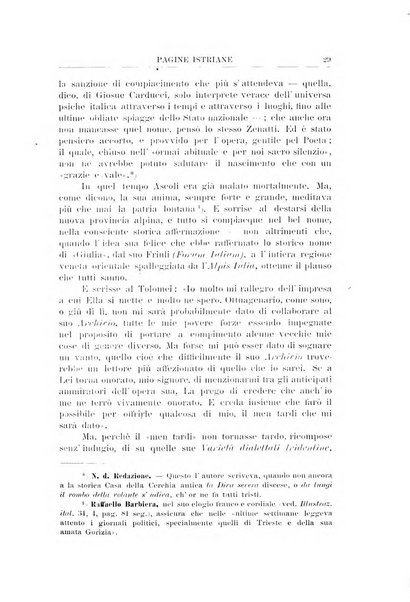 Pagine istriane periodico scientifico letterario-artistico