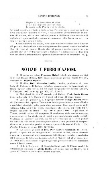 Pagine istriane periodico scientifico letterario-artistico