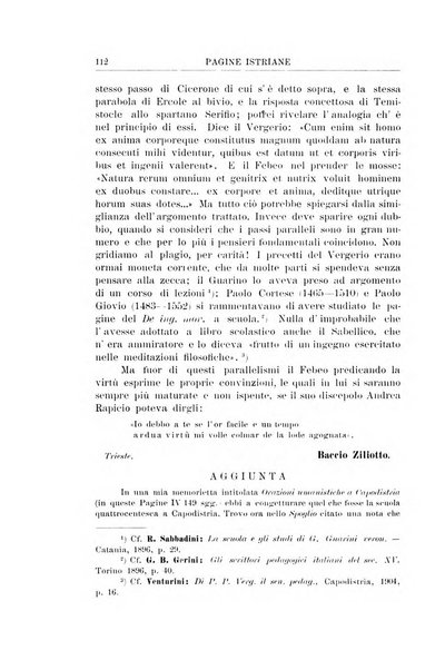 Pagine istriane periodico scientifico letterario-artistico