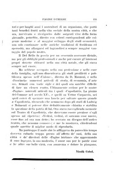 Pagine istriane periodico scientifico letterario-artistico