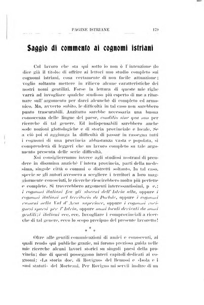 Pagine istriane periodico scientifico letterario-artistico