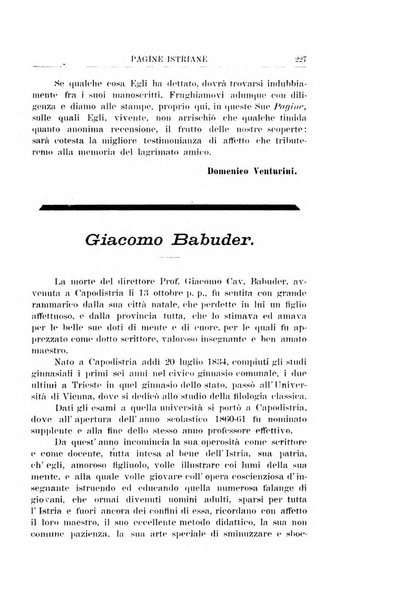 Pagine istriane periodico scientifico letterario-artistico